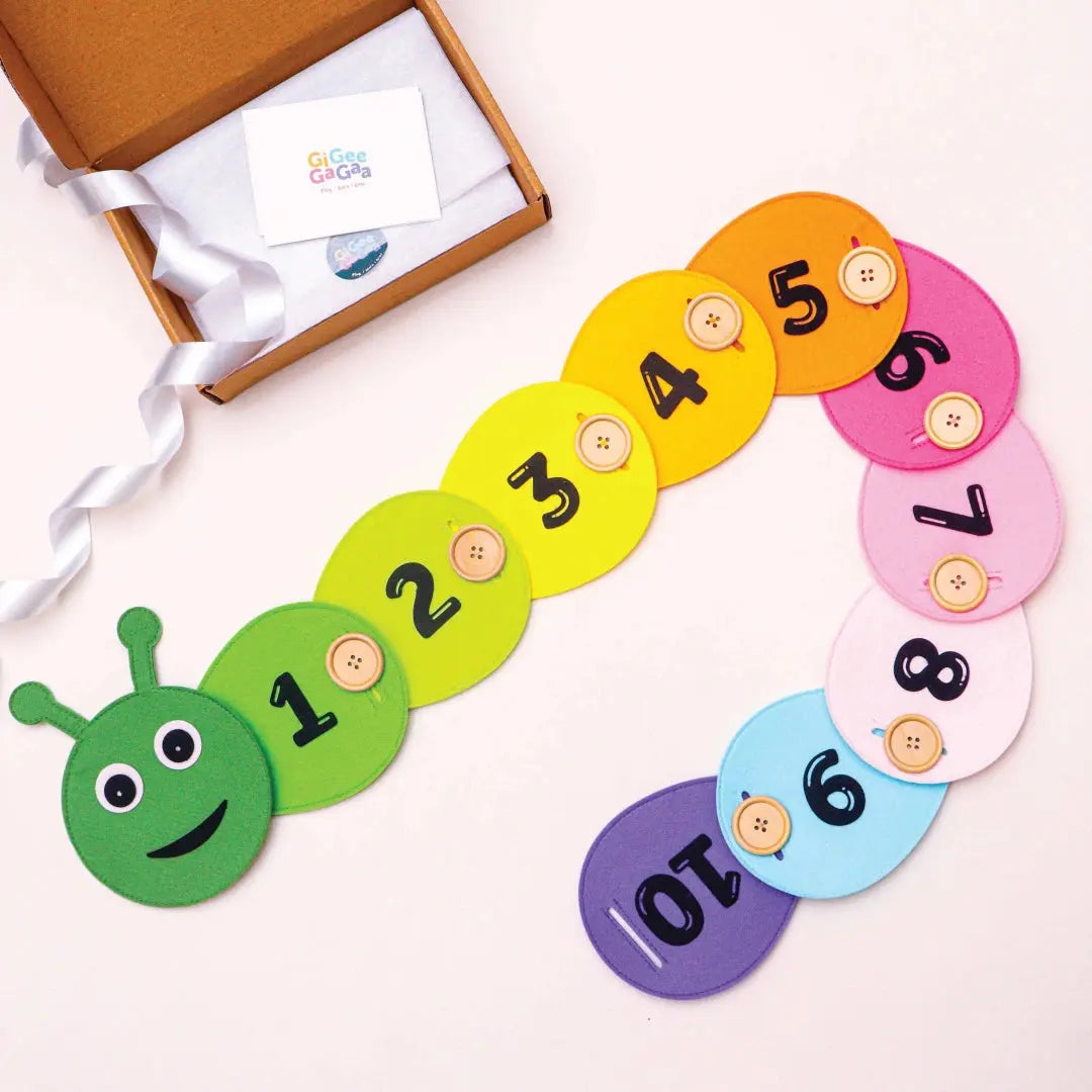Numero - The Counting Caterpillar Educational Toy for Kids GiGeeGaGaa