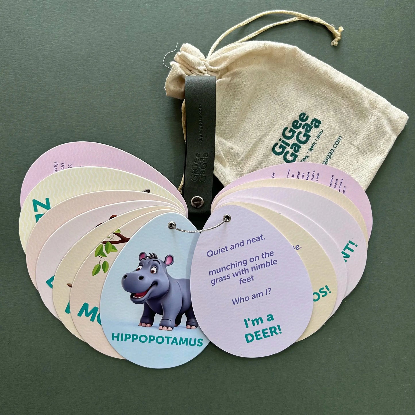 3D Wild Animal Flashcards – Interactive Learning for Kids GiGeeGaGaa