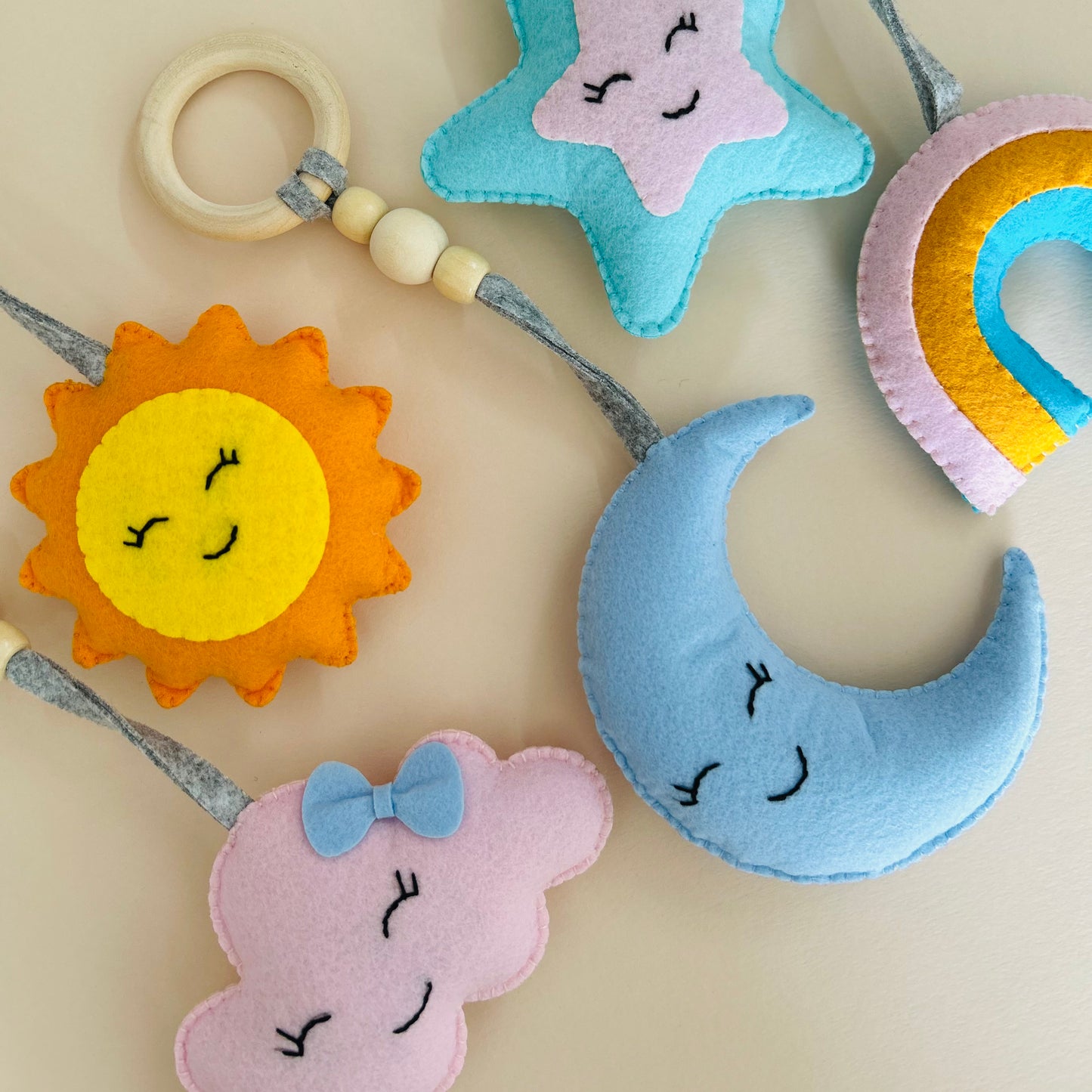 Sky Buddies – Baby Play Gym Hanging Toys Set