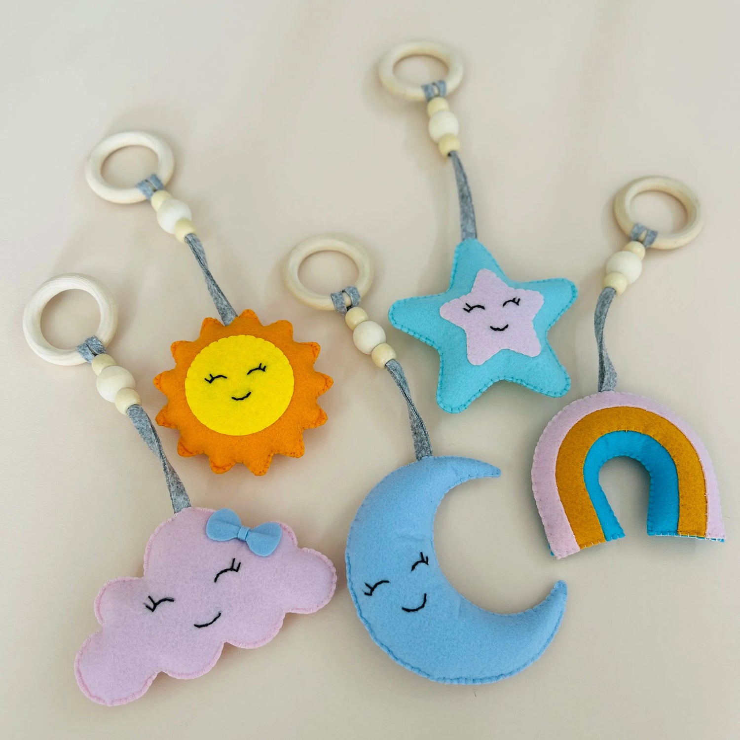 Sky Buddies – Baby Play Gym Hanging Toys Set GiGeeGaGaa