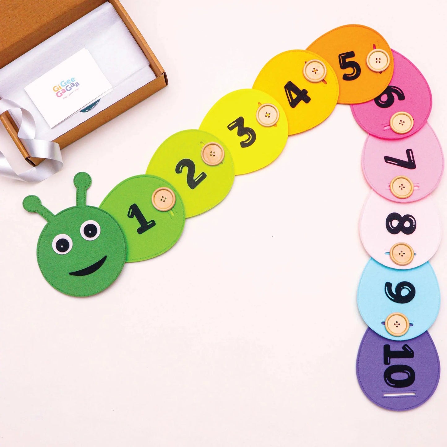 Numero - The Counting Caterpillar Educational Toy for Kids GiGeeGaGaa