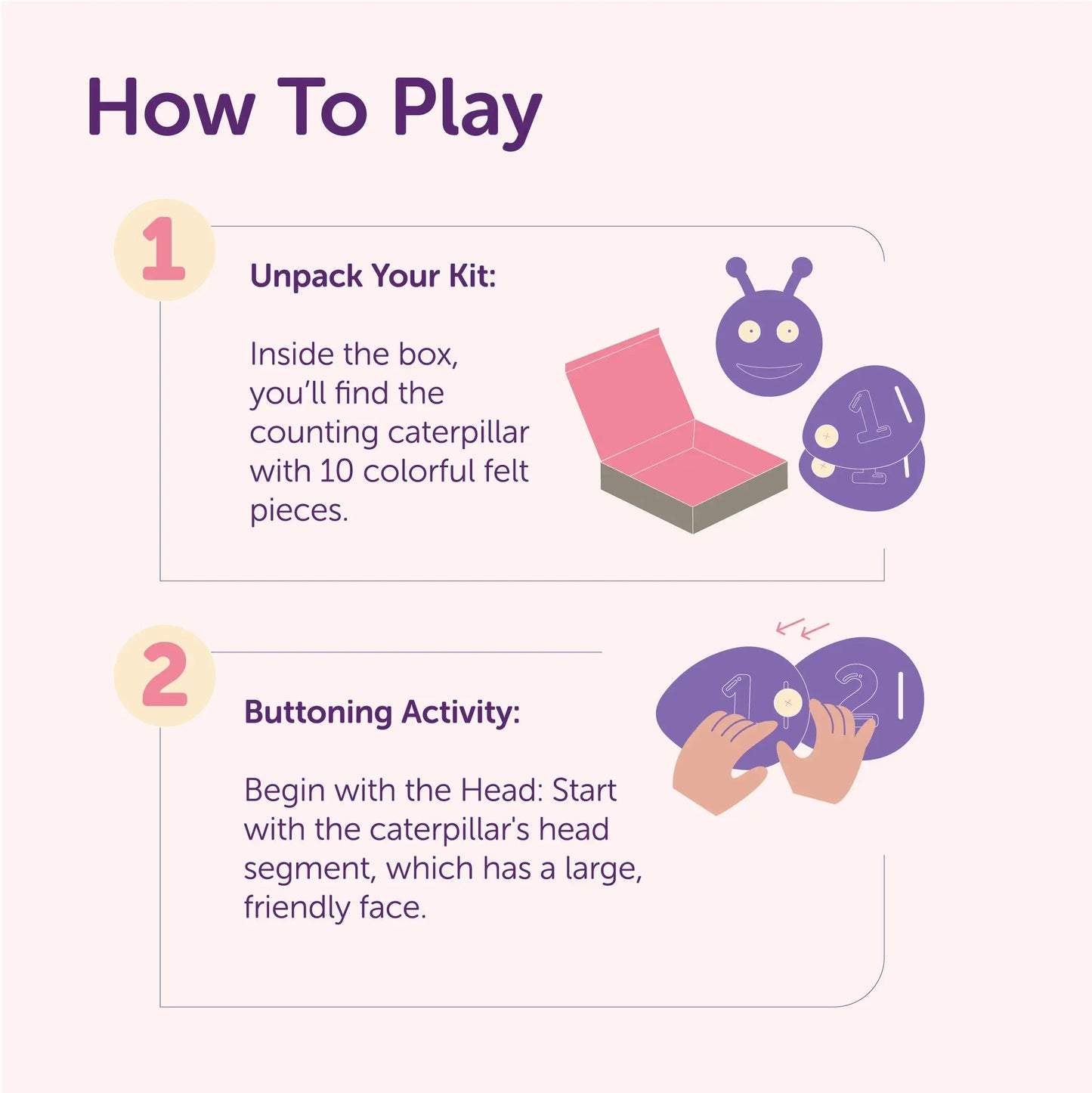 Numero - The Counting Caterpillar Educational Toy for Kids GiGeeGaGaa