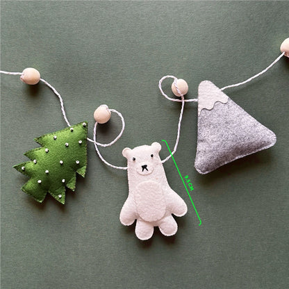 Polar Magic Garland – Christmas Hanging Decoration