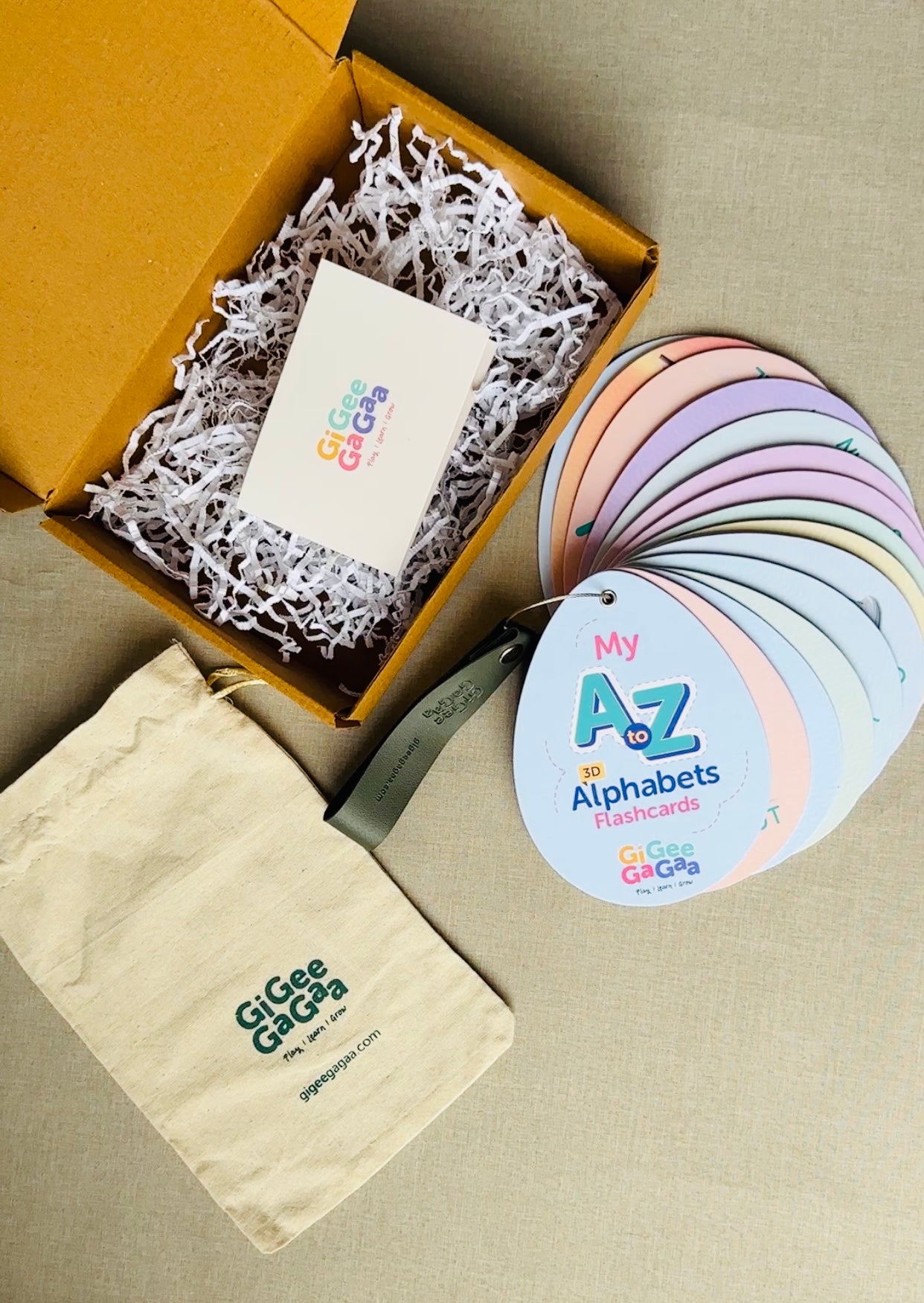 3D A2Z Alphabet Flashcards