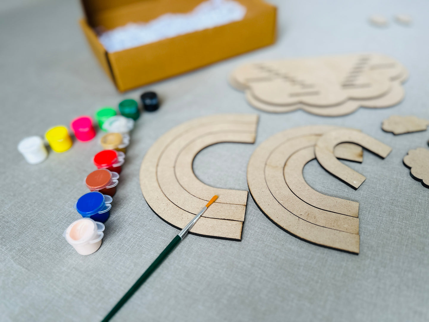 DIY Rainbow and Clouds Craft Kit