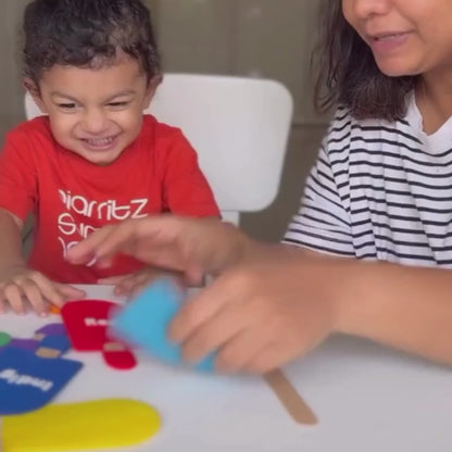 Colour Matching Game Rainbow Popsicle.
